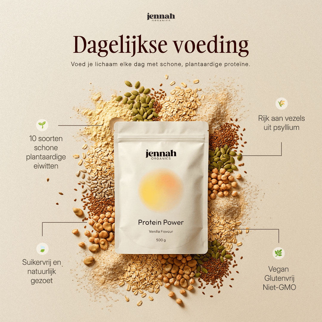 Protein Power - Puur plantaardig proteïne voor echte prestaties