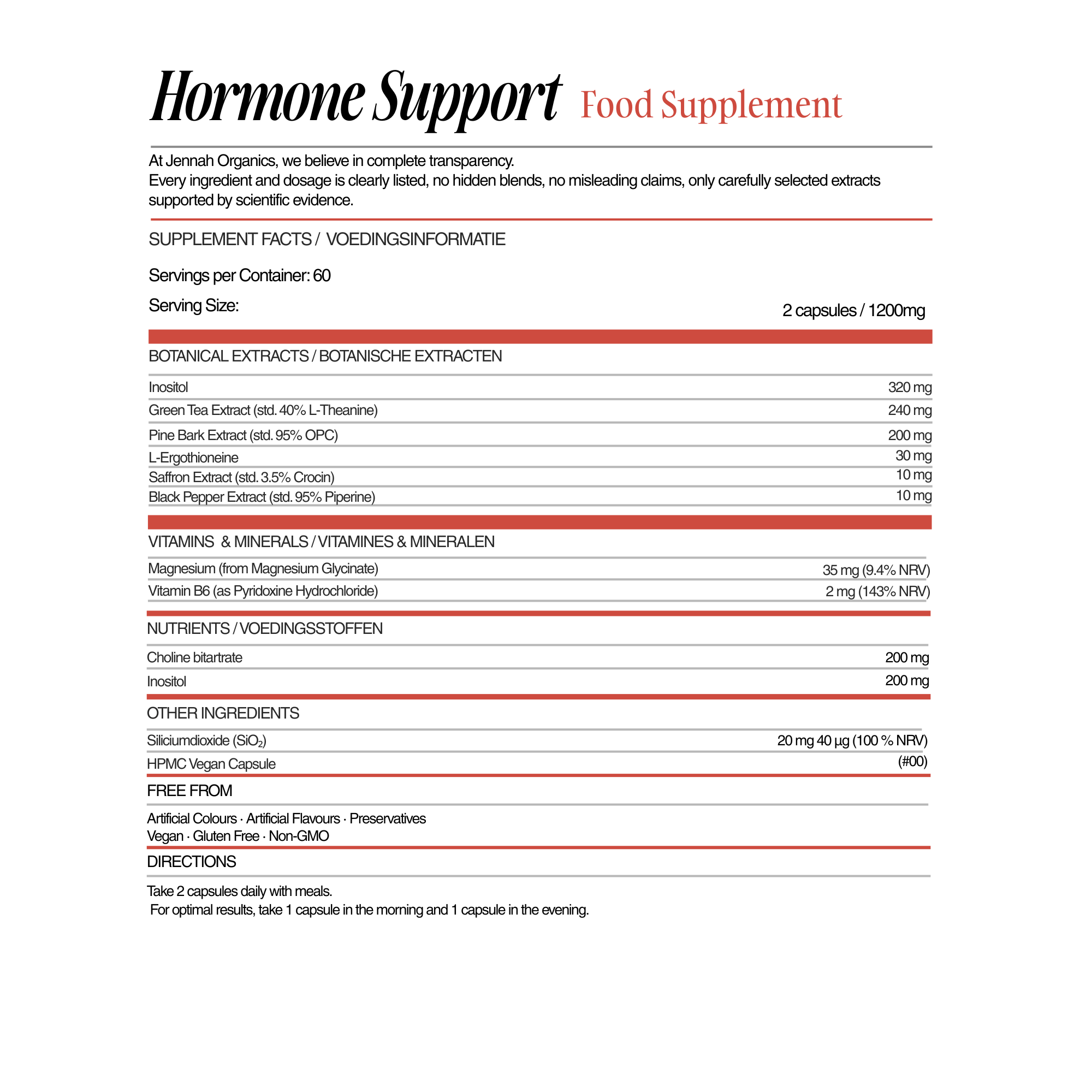 Hormone Support - Hormonale Gewichtsbeheersing