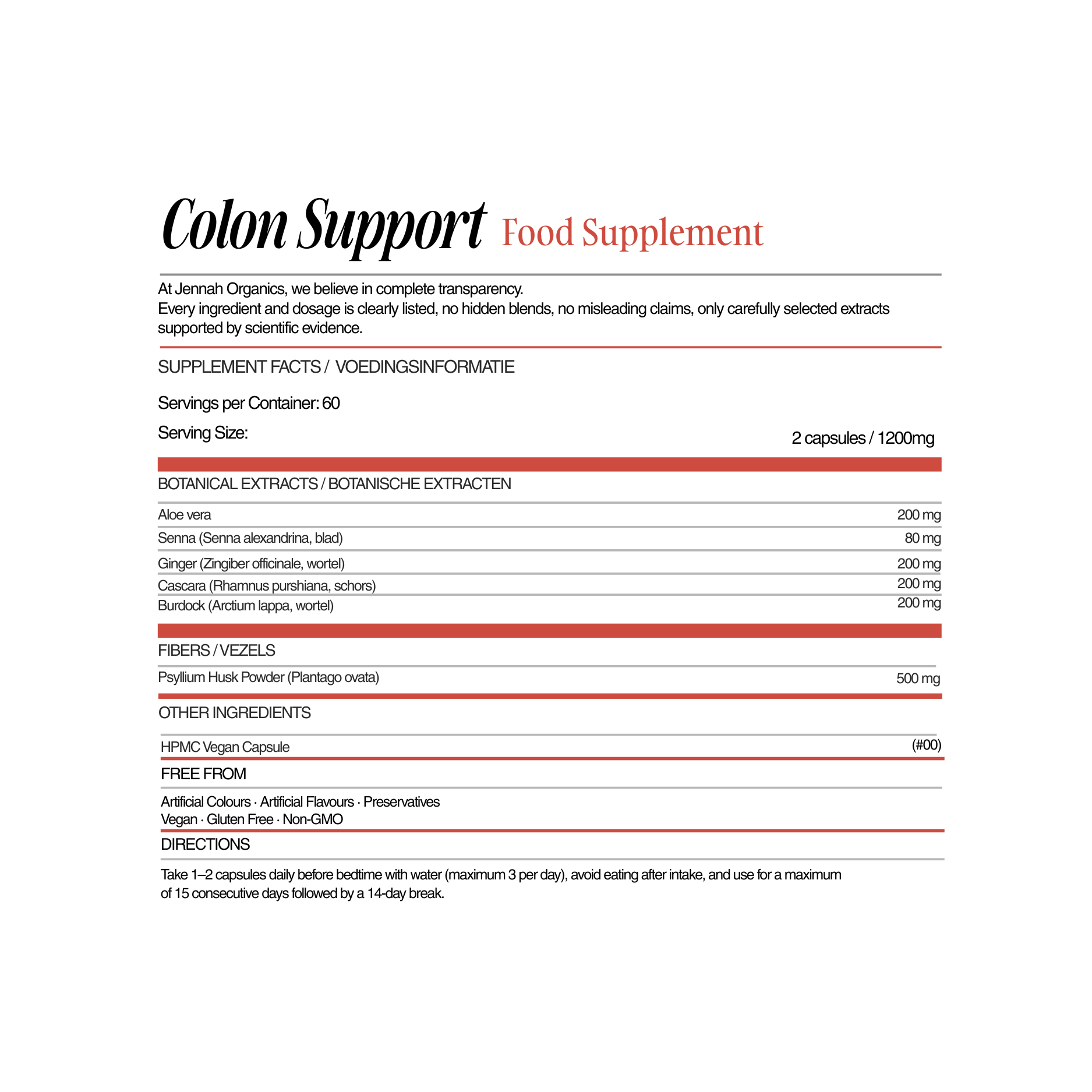 Limpieza de colon - desintoxicación de colon de 30 días