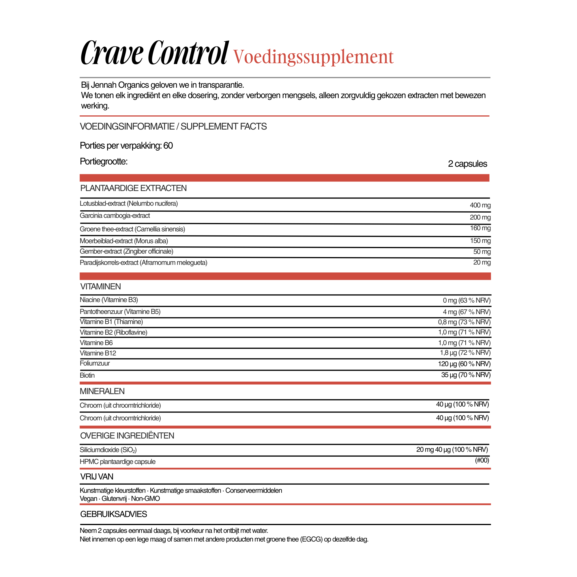 Crave Control – Houd Je Eetlust Onder Controle